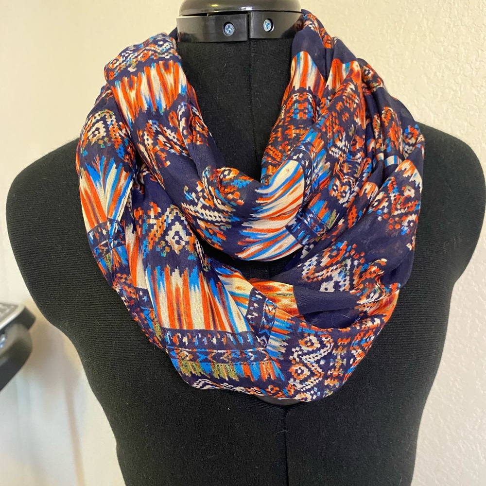 Multi Color pre loved scarf